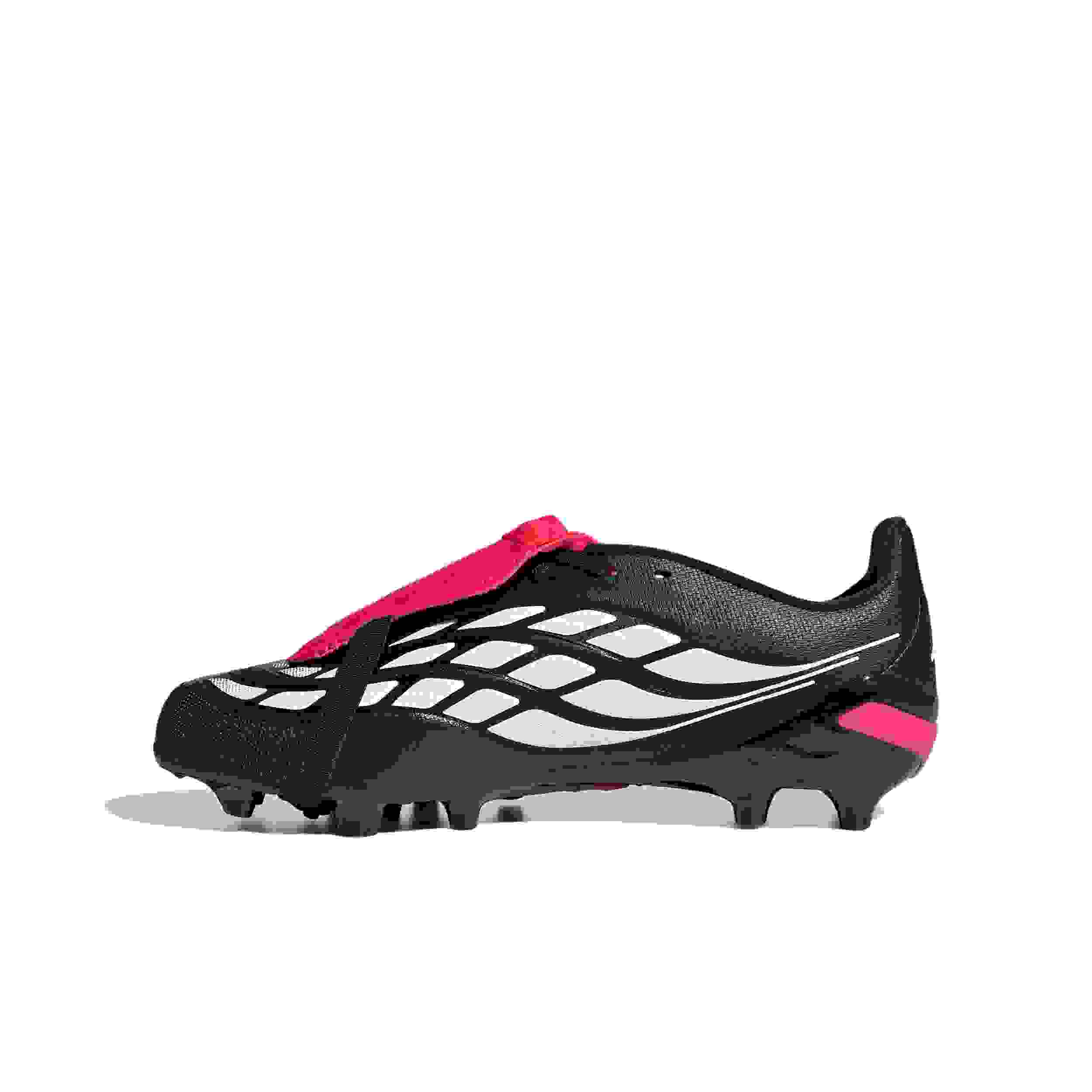 adidas Predator League Fold-Over Tongue AG Preschool Kids' "Core Black/White/Lucid Red" Soccer Cleat